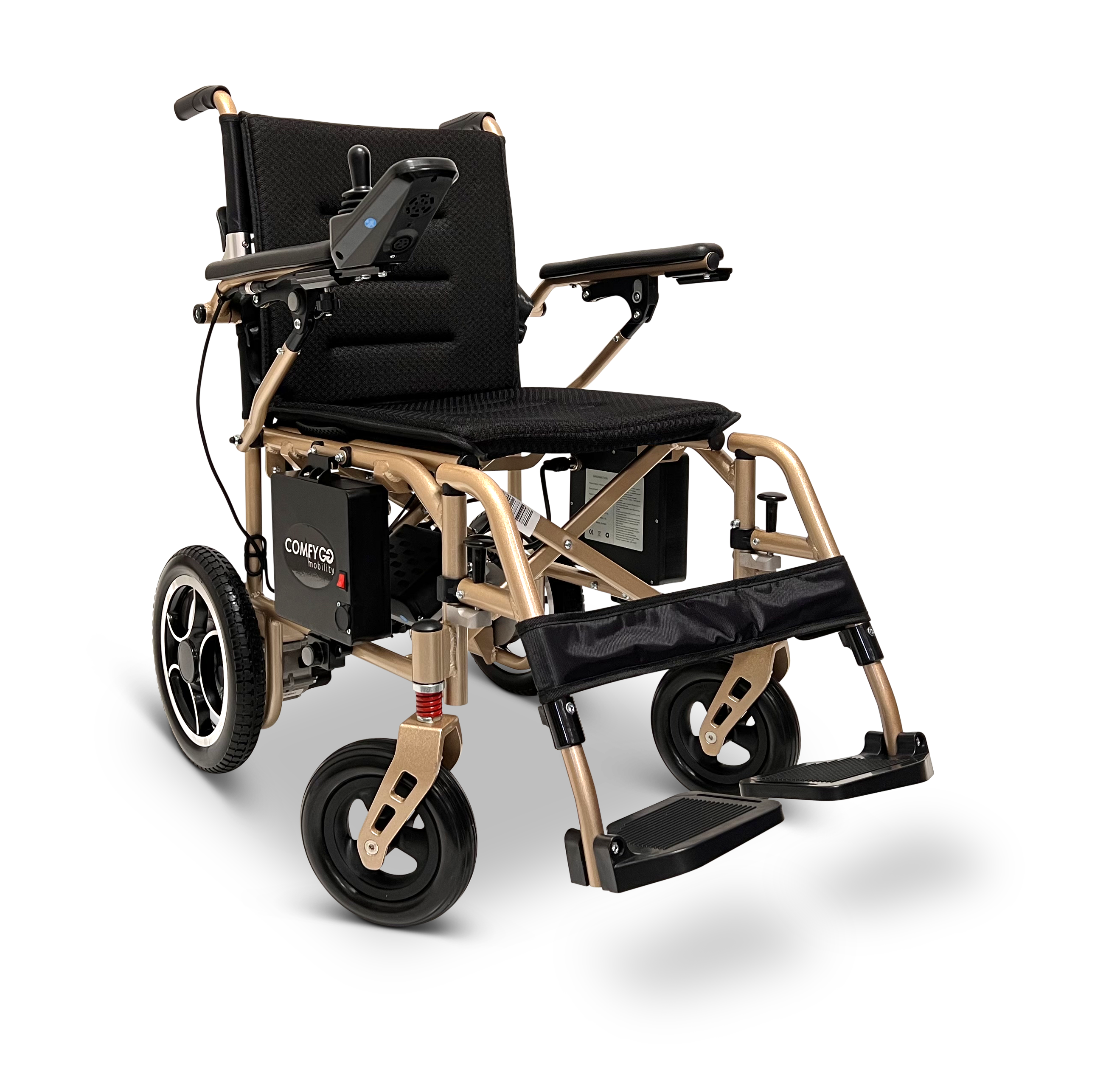 X-7 ComfyGO Lightweight Foldable Electric Wheelchair For Travel